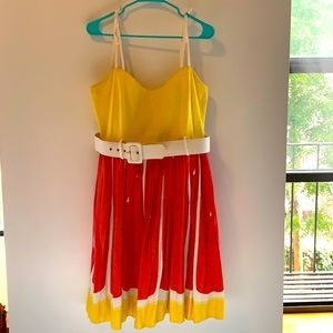 Watermelon dress from Collectif